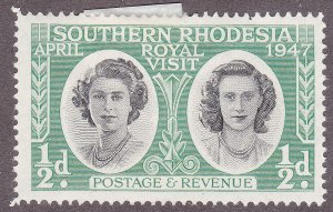 Southern Rhodesia 65 Royal Visit 1947