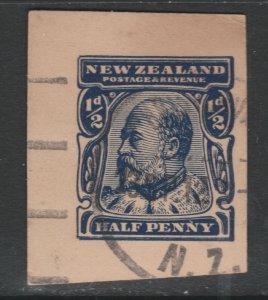 NEW ZEALAND Postal Stationery Cut Out A17P19F21328-