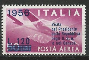 Italy # C136  Presidential Visit to USA & Canada (1) VF Unused VLH