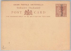 48727 - TOBAGO - POSTAL STATIONERY CARD: Higgings & Gage # 3