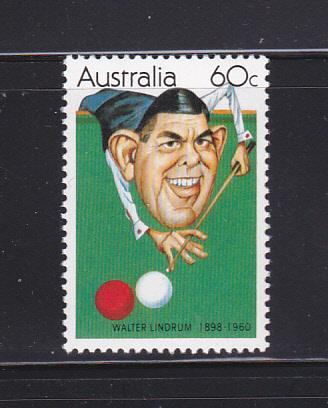 Australia 775 MNH Sports, Walter Lindrum, Billards