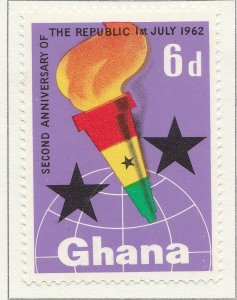 1962 GHANA 6dMH* Stamp A4P42F40224-