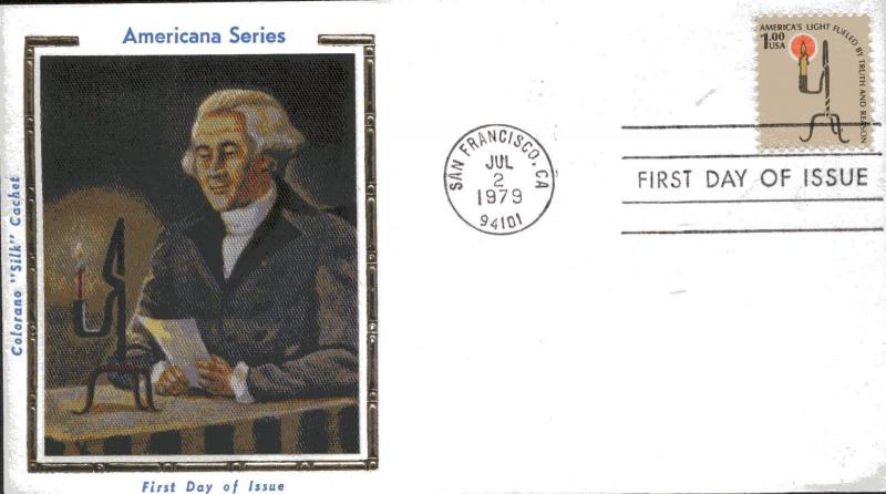 US FDC Scott #1610 Americana $1.00. Colorano Cachet. Free Shipping.