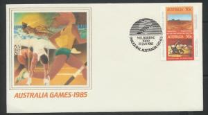 SG 961b  SC# 943a Cover - Inaugural Australian Games  Melbourne 1985