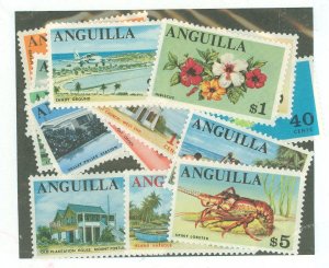 Anguilla #17-31 Unused Single (Complete Set)