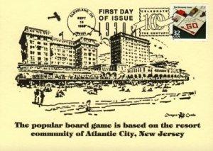 Sc. 3185o Monopoly Dragon Card FDC