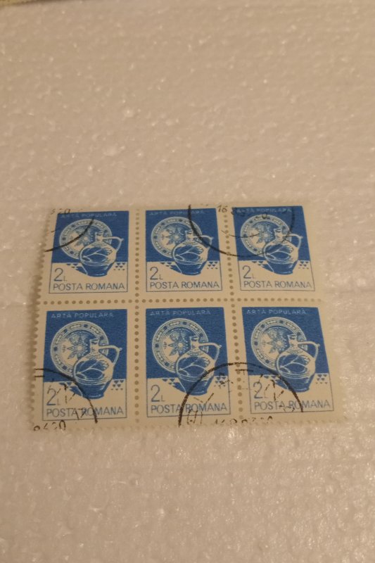 46 Posta Romana Arta Populara Stamps Pre Canceled