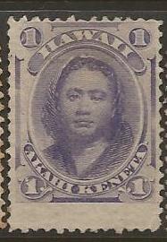 U.S. Scott #30b Hawaii Stamp - Used Single