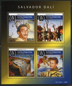 SOLOMON ISLANDS 2015 SALVADOR DALI   SHEET MINT NH