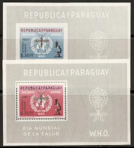 Paraguay 674-83 NOTE 1962 Malaria s.s. NH