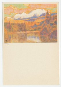 Specimen - Postal stationery Japan 1984 River - Mountain