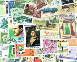 Worldwide Stamp Collection - 2,000 Different Stamps