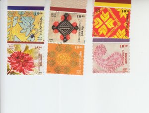 2019 India Embroidery (12) (Scott 3187-97) MNH