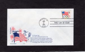 2528 Olympics, FDC, Aristocrat