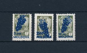 [58399] Moldova 1994 Grapes Overprint on USSR Stamps Vin  MNH