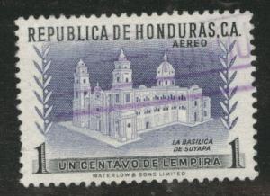 Honduras  Scott C250 Used 1956 Basilica stamp