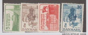 Denmark Scott #258-261 Stamp - Mint Set