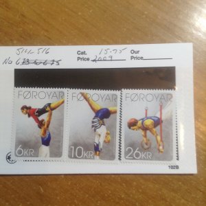 Faroe Islands  # 514-16  MNH