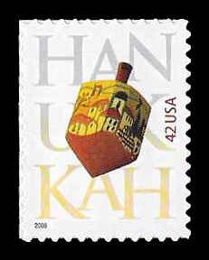 PCBstamps  US #4372 42c Hanukkah, MNH, (47)
