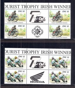 IRELAND SC#  1010-13 GUTTER BLKS/4    FVF/MNH 1996