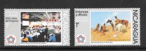 Nicaragua #1028-29 MNH Singles