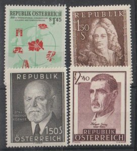 Austria SC 612-15 MNH