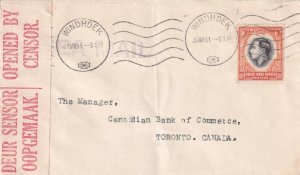 1941, Windhoek, South West Africa to Toronto, Canada, See Remark (C4358)