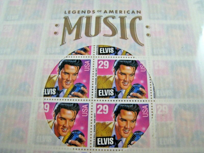 LEGENDS OF AMERICAN MUSIC - 1992 USPS ELVIS PRESLEY COMMEMORATIVE ALBUM EDITIO
