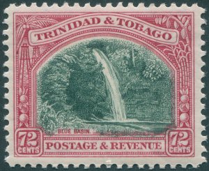 Trinidad & Tobago 1935 72c myrtle-green & carmine SG238 unused