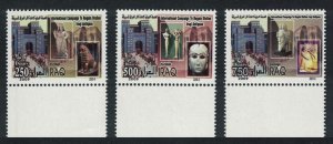 Iraq Campaign to Regain Iraqi Antiques 3v Margins 2009 MNH SG#2253-2255