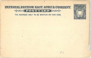 15363 - BRITISH EAST AFRICA -  POSTAL STATIONERY card : H&G #2