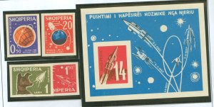 Albania #621-624 Mint (NH) Single (Complete Set) (Space)