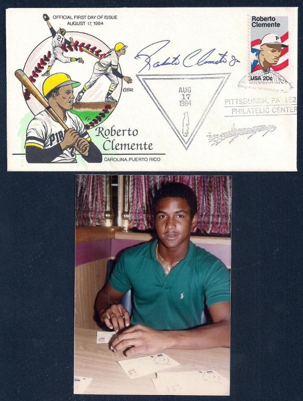 UNITED STATES FDC 20¢ Roberto Clemente 1984 Collins H-P