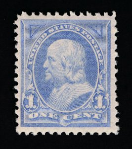 VERY AFFORDABLE GENUINE SCOTT #246 F-VF MINT OG NH 1894 1¢ ULTRAMARINE  #11647