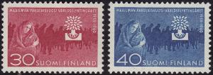 Finland - 1960 - Scott #368-69 - MNH - World Refugee Year