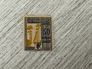 Guadeloupe #J32 MH,  Avenue of Royal Palms,  50c,  2024 SCV $0.80