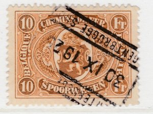 Belgium Parcel Post & Railway Stamp Used Railways Cancellation A20P29F1839-