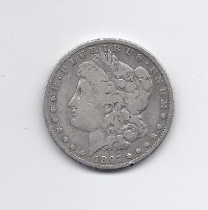 1897 O MORGAN SILVER DOLLAR