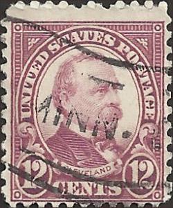 # 693 Used Brown Violet Grover Cleveland