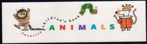 Scott #3994a (3987-94) Children's Books Animals Title Block - No Stamps