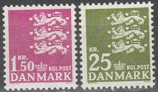 Denmark #399-400   F-VF Unused  CV $10.40  (A13797)