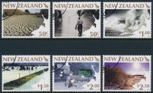 New Zealand 2008 Weather Extremes Set of 6 SG3025-3030 CTO Full Gum