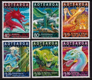 New Zealand 2000 Year of the Dragon Complete Mint MNH Set SC 1629-1634