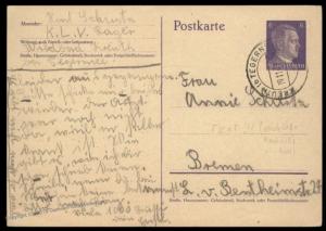 Germany 1944 Austria KLV Kinderlager Wildbad Reuth Cover 90236