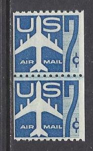 U.S. Sc.# C52 g/vg mint unhinged coil line pair