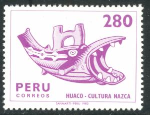 PERU 1981-82 280s HUACO FISH IDOL Sc 749B MNH