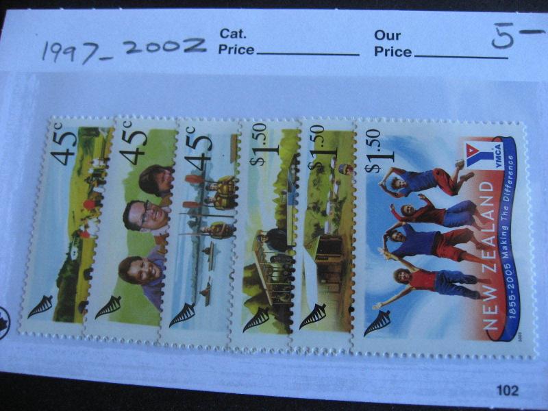 NEW ZEALAND Community Groups set Sc 1997-2002 MNH