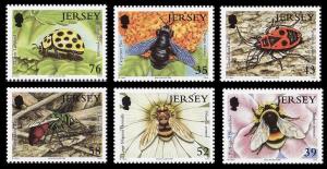 Jersey Insects 6v issue 2008 SG#1393-1398