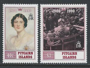 Pitcairn Islands #336-7 NH Queen Mother