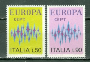 ITALY 1972 EUROPA #1065-1066...SET...MNH..$0.60